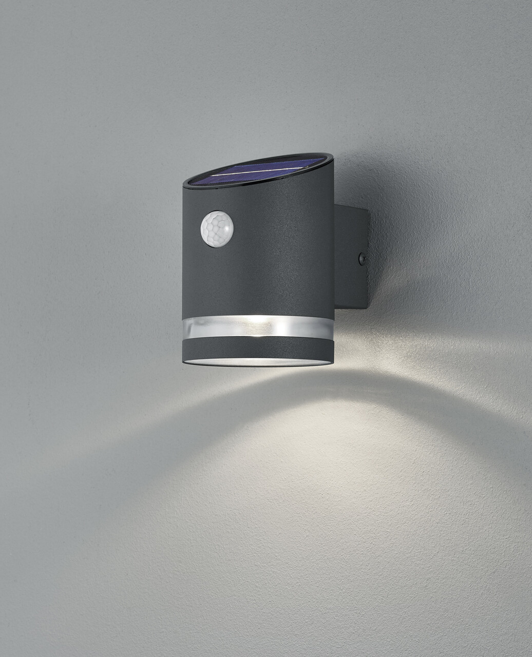 Aplica de perete pentru exterior cu senzor Salta, RL, 9x13 cm, 3W, 1x SMD, inox, antracit - imagine 3